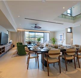 Selection of 5 bedroom seafront villas with heated pool on Ciovo near Trogir, sleeps 10